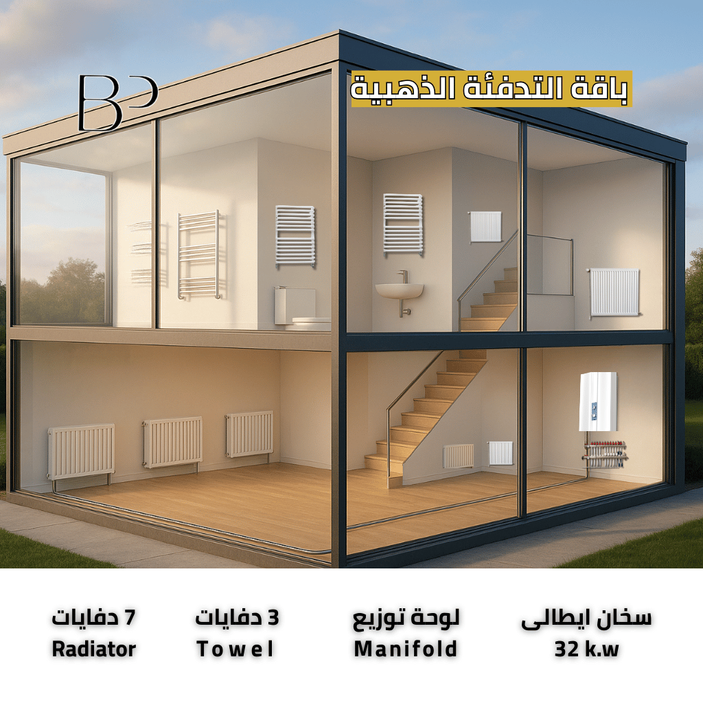 اسعار باقة التدفئة المركزية الذهبية